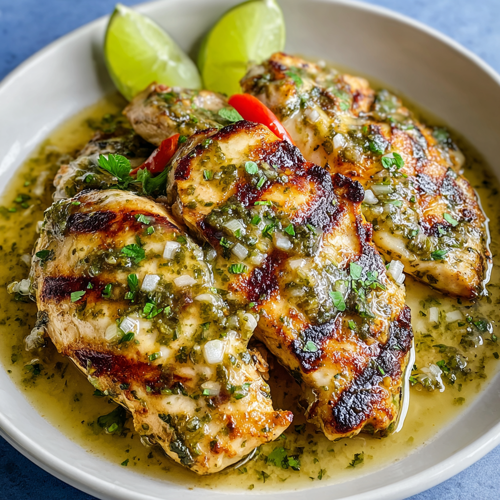 Grilled Salsa Verde Pepper Jack Chicken Recipe | Zesty, Flavor-Packed Dish