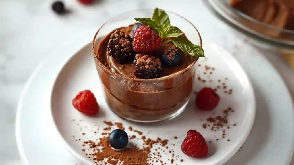 High Protein Chocolate Pudding.