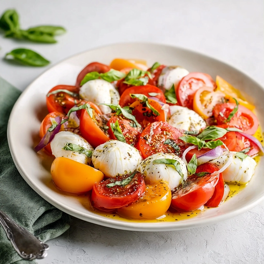 Elevate Your Salad with This Fresh Caprese Dressing Recipe for Flavorful Meals