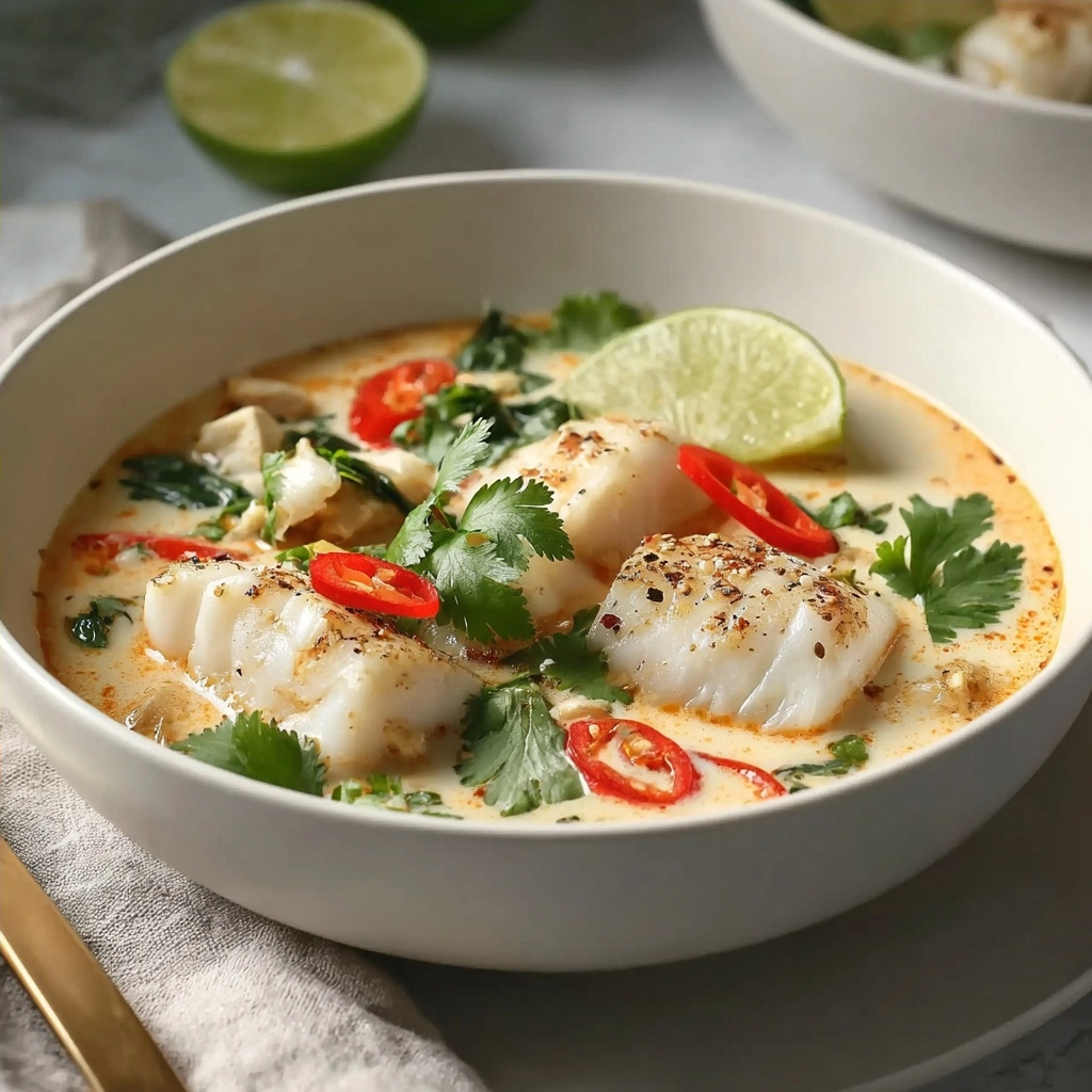 Coconut Lime Fish Soup: Taste of Paradise!